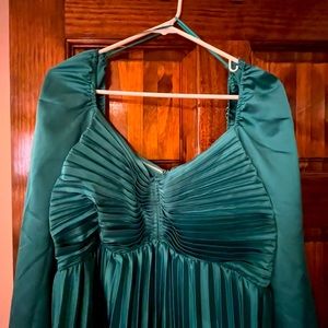 VICI teal silk dress size xl
